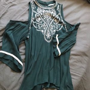 Cold shoulder blouse